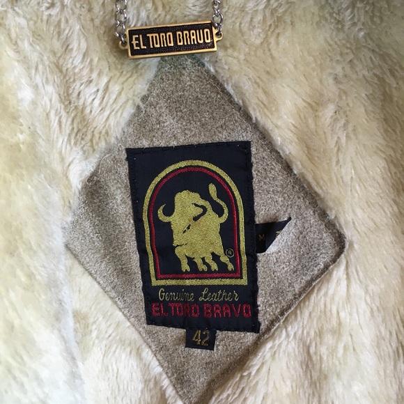El Toro Bravo Genuine Leather Vintage Jacket 42 - Picture 7 of 8